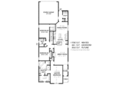 European Style House Plan - 3 Beds 2 Baths 1700 Sq/Ft Plan #424-46 