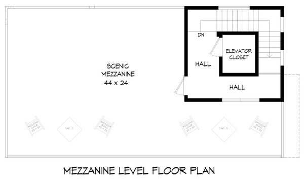 House Blueprint - Contemporary Floor Plan - Upper Floor Plan #932-1296