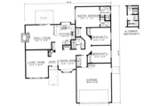 Traditional Style House Plan - 3 Beds 2 Baths 1420 Sq/Ft Plan #303-290 