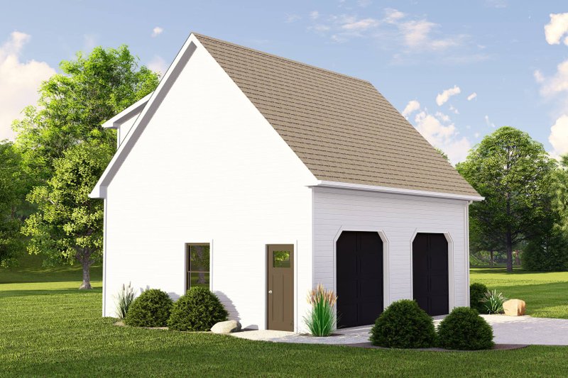 Architectural House Design - Exterior - Other Elevation 1 for Country House Plan #1064-260, 1 bath