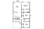 Cottage Style House Plan - 3 Beds 2 Baths 1222 Sq/Ft Plan #84-512 