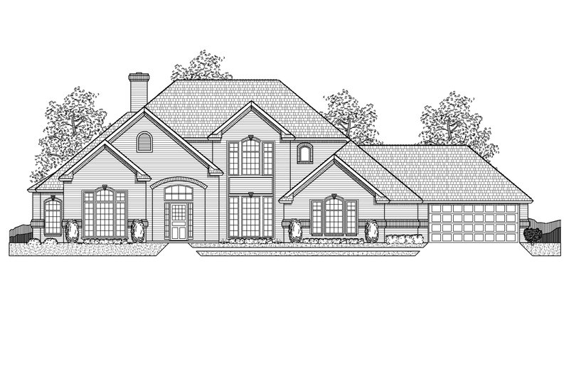 Traditional Style House Plan - 4 Beds 2.5 Baths 3249 Sq/Ft Plan #65-232