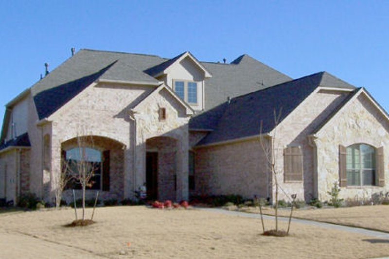 Exterior - Front Elevation 2 for European House Plan #84-341 - 4 bed, 3 bath