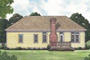 Traditional Style House Plan - 3 Beds 2 Baths 1383 Sq/Ft Plan #453-63 