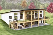 Modern Style House Plan - 3 Beds 2 Baths 2526 Sq/Ft Plan #1064-323 