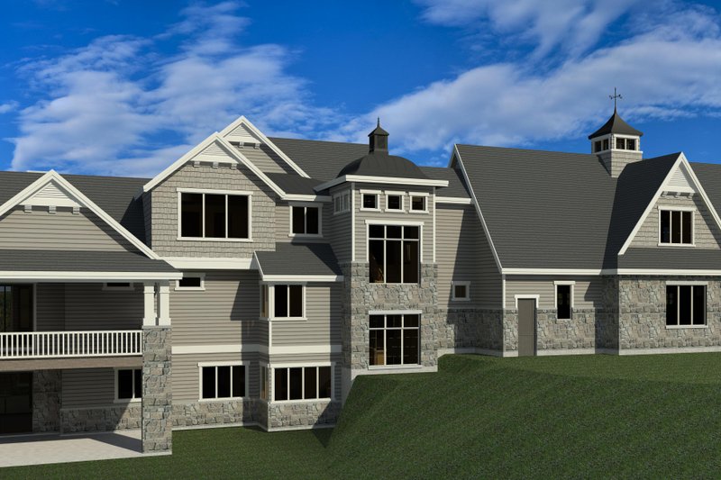 Dream House Plan - Exterior - Other Elevation for Craftsman House Plan #920-42 - 6 bed, 7 bath