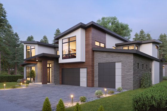 Photo 4 for Contemporary House Plan #1066-147 - 4 bed, 3 bath