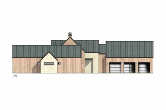 Exterior - Other Elevation 1 for Modern House Plan #1096-20 - 4 bed, 4.5 bath