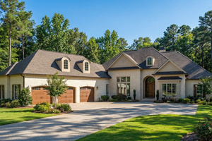 Exterior - Front Elevation 3 for Contemporary House Plan #17-2687 - 4 bed, 4.5 bath