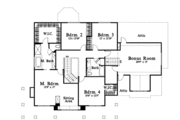 Traditional Style House Plan - 4 Beds 2.5 Baths 3465 Sq/Ft Plan #78-146 