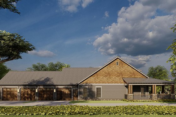 Exterior - Other Elevation for Farmhouse House Plan #923-174 - 2 bed, 3 bath