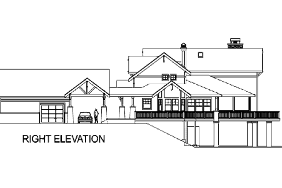 Exterior - Other Elevation for European House Plan #124-586 - 3 bed, 3.5 bath