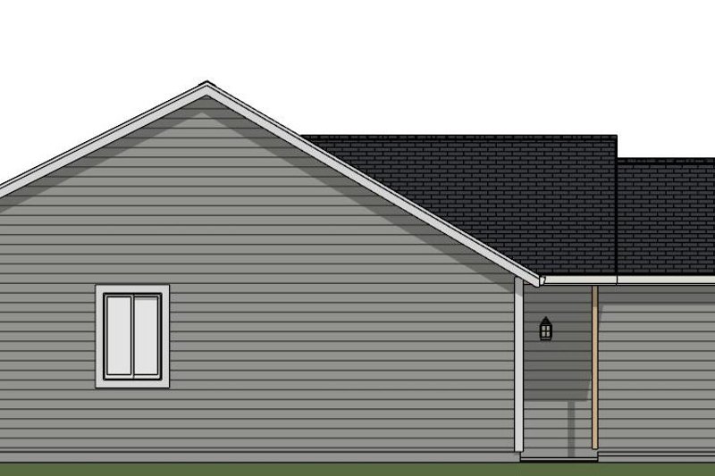 House Blueprint - Exterior - Other Elevation for Ranch House Plan #943-59 - 3 bed, 2 bath