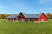 Barndominium Style House Plan - 4 Beds 2.5 Baths 2746 Sq/Ft Plan #1115-9 Exterior 