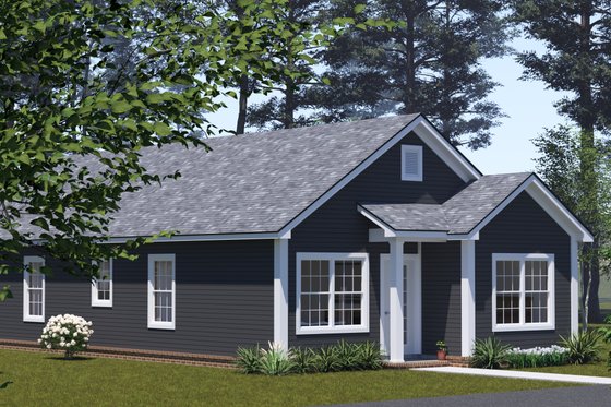 Exterior - Other Elevation 2 for Cottage House Plan #513-2376 - 4 bed, 3 bath