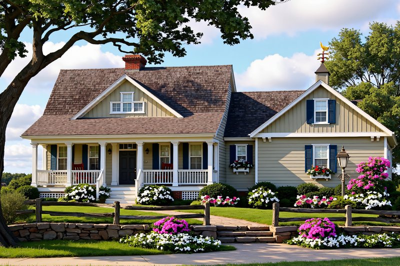 Architectural House Design - Exterior - Front Elevation 1 for Cottage House Plan #137-392 - 3 bed, 3 bath