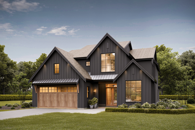 Farmhouse Style House Plan - 4 Beds 4.5 Baths 3780 Sq/Ft Plan #1114-21