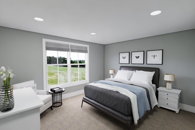 Architectural House Design - Interior - Bedroom 9 for Farmhouse House Plan #51-1560 - 6 bed, 4.5 bath
