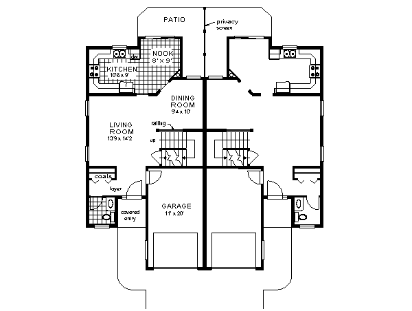 Traditional Floor Plan - Main Floor Plan #18-249