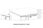 Contemporary Style House Plan - 3 Beds 2.5 Baths 2321 Sq/Ft Plan #1108-16 Exterior 