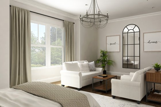 Interior - Master Bedroom for Cottage House Plan #119-435 - 3 bed, 3.5 bath