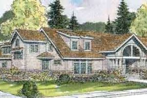 Ranch Exterior - Front Elevation Plan #124-521