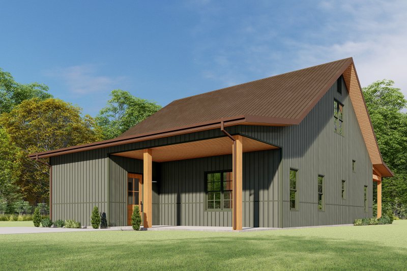 House Blueprint - Exterior - Other Elevation 5 for Farmhouse House Plan #1092-6 - 3 bed, 2.5 bath