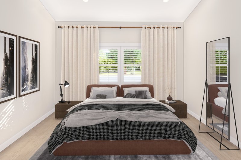 House Design - Interior - Master Bedroom for Bungalow House Plan #1060-279 - 2 bed, 1 bath
