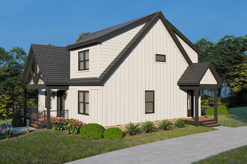Dream House Plan - Exterior - Other Elevation 4 for Country House Plan #932-1227 - 4 bed, 3.5 bath