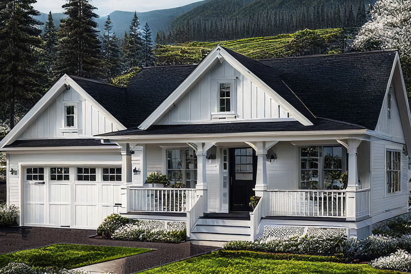 Dream House Plan - Cottage Exterior - Front Elevation Plan #515-12