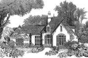 European Style House Plan - 4 Beds 3 Baths 2625 Sq/Ft Plan #301-113 