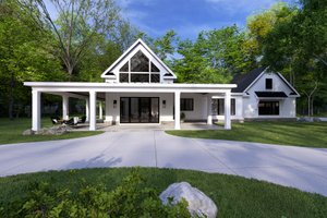 Home Plan - Farmhouse Exterior - Front Elevation Plan #1094-26