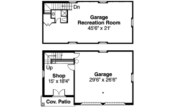 Architectural House Design - Craftsman Floor Plan - Other Floor Plan #124-607