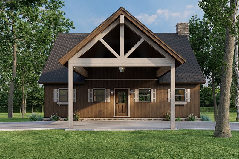 House Design - Cottage Exterior - Front Elevation Plan #923-322