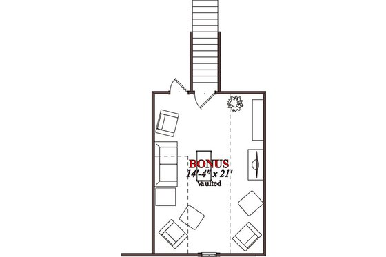 Floor Plan - Other Floor for Traditional House Plan #63-224 - 4 bed, 3 bath