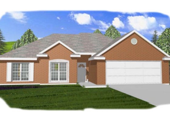 Exterior - Front Elevation for Traditional House Plan #63-116 - 3 bed, 2 bath
