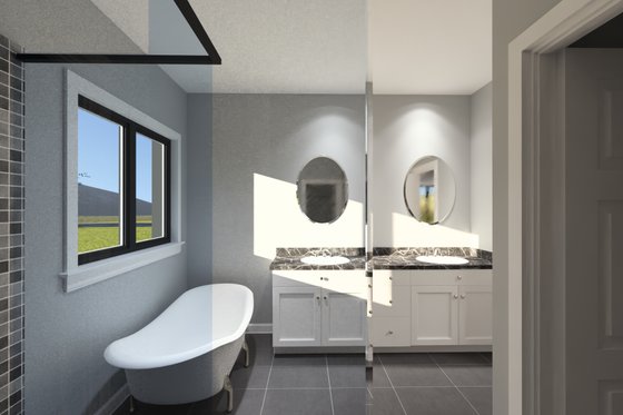 Interior - Master Bathroom 1 for Modern House Plan #513-2410 - 4 bed, 3.5 bath
