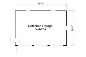 Floor Plan - Other Floor for Southern House Plan #57-329 - 3 bed, 2 bath