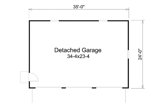 Floor Plan - Other Floor for Southern House Plan #57-329 - 3 bed, 2 bath