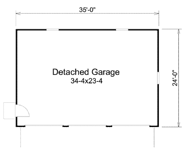 House Blueprint - Southern Floor Plan - Other Floor Plan #57-329