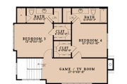 Bungalow Style House Plan - 4 Beds 4.5 Baths 2601 Sq/Ft Plan #923-485 Floor 