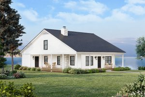 House Plan Design - Exterior - Front Elevation for Country House Plan #932-1426 - 1 bed, 2 bath