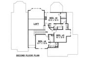 European Style House Plan - 4 Beds 3 Baths 3216 Sq/Ft Plan #67-699 