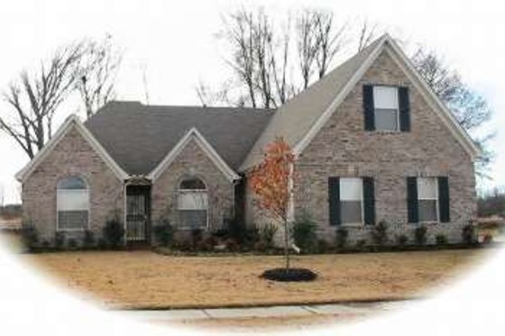 Exterior - Front Elevation for European House Plan #81-803 - 3 bed, 2 bath
