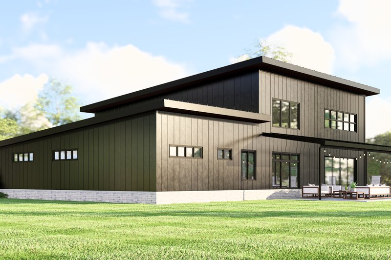 Dream House Plan - Exterior - Other Elevation 1 for Barndominium House Plan #1064-372 - 3 bed, 3 bath