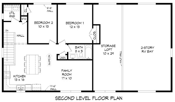 House Plan Design - Modern Floor Plan - Upper Floor Plan #932-744