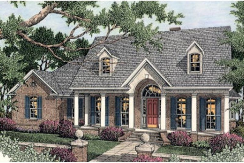 Home Plan - Southern Exterior - Front Elevation Plan #406-102
