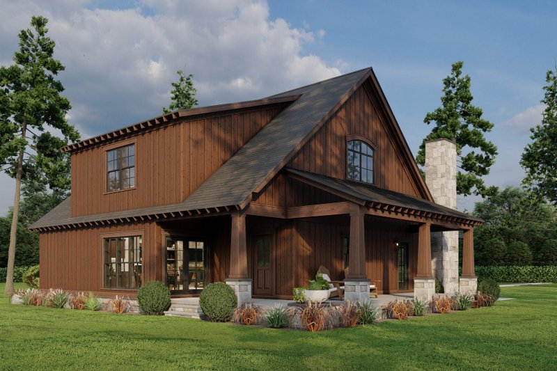 House Blueprint - Exterior - Other Elevation 1 for Country House Plan #923-349 - 3 bed, 2.5 bath