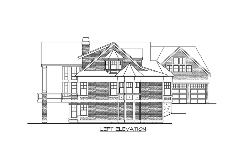 Dream House Plan - Exterior - Other Elevation 1 for Craftsman House Plan #132-184 - 4 bed, 4.5 bath