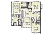 Craftsman Style House Plan - 4 Beds 3.5 Baths 2542 Sq/Ft Plan #20-240 